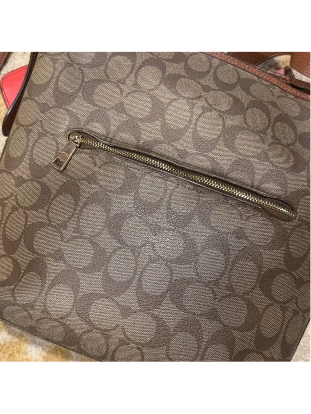 Coach width zippered